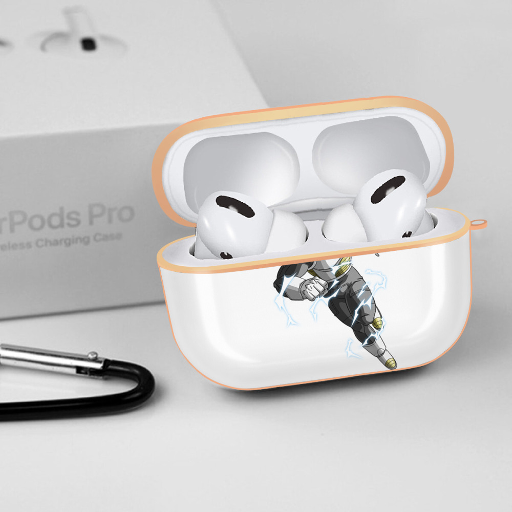 ドラゴンボール ベジータ四世（Bejīta Yonsei）DRAGON BALL Vegeta IV 【AirPods Pro用】ハードシェル保護ケース｜耐衝撃・防指紋・カラビナ付き商品仕様
