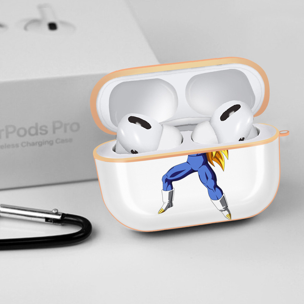 ドラゴンボール ベジータ四世（Bejīta Yonsei）DRAGON BALL Vegeta IV 【AirPods Pro用】ハードシェル保護ケース｜耐衝撃・防指紋・カラビナ付き商品仕様