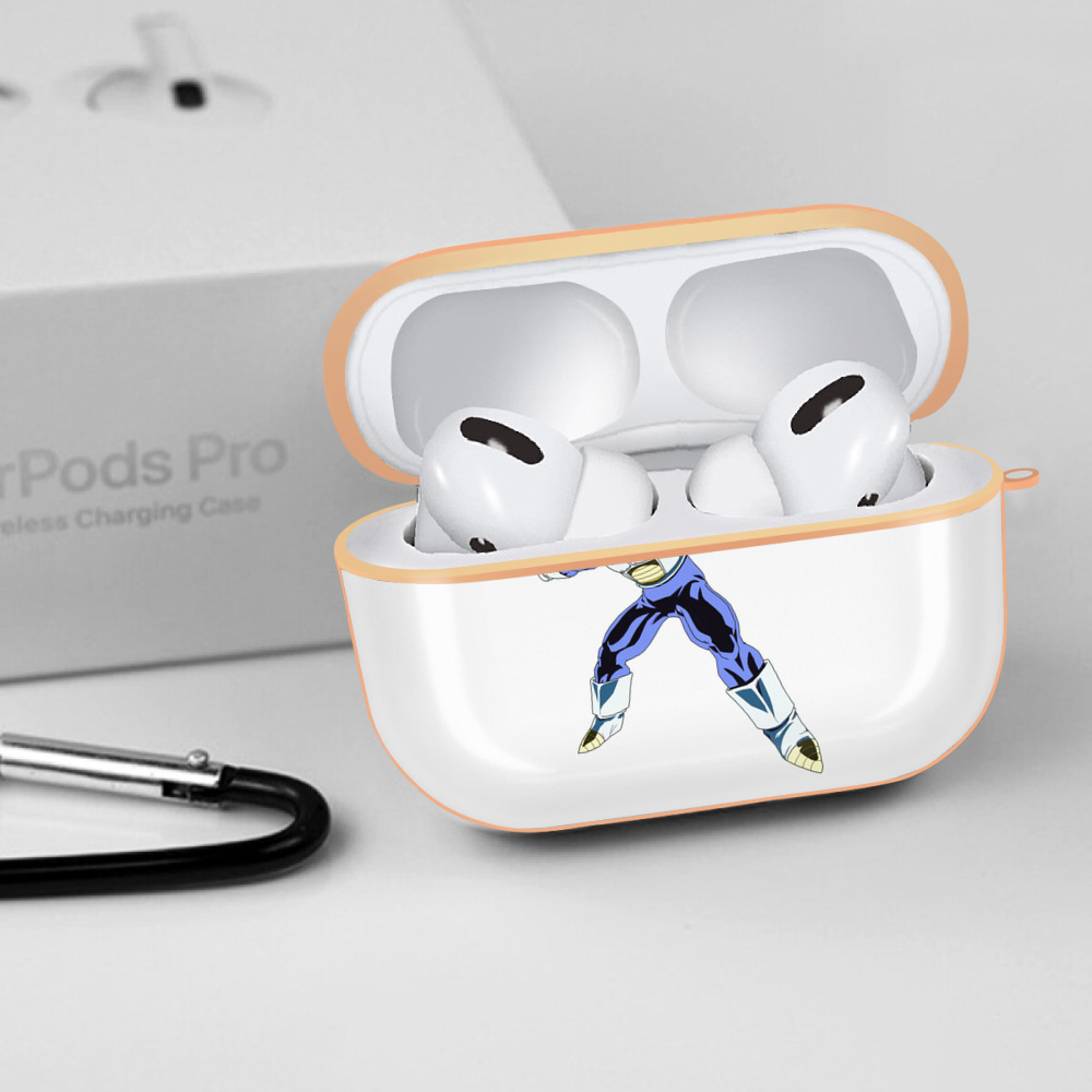 ドラゴンボール ベジータ四世（Bejīta Yonsei）DRAGON BALL Vegeta IV 【AirPods Pro用】ハードシェル保護ケース｜耐衝撃・防指紋・カラビナ付き商品仕様