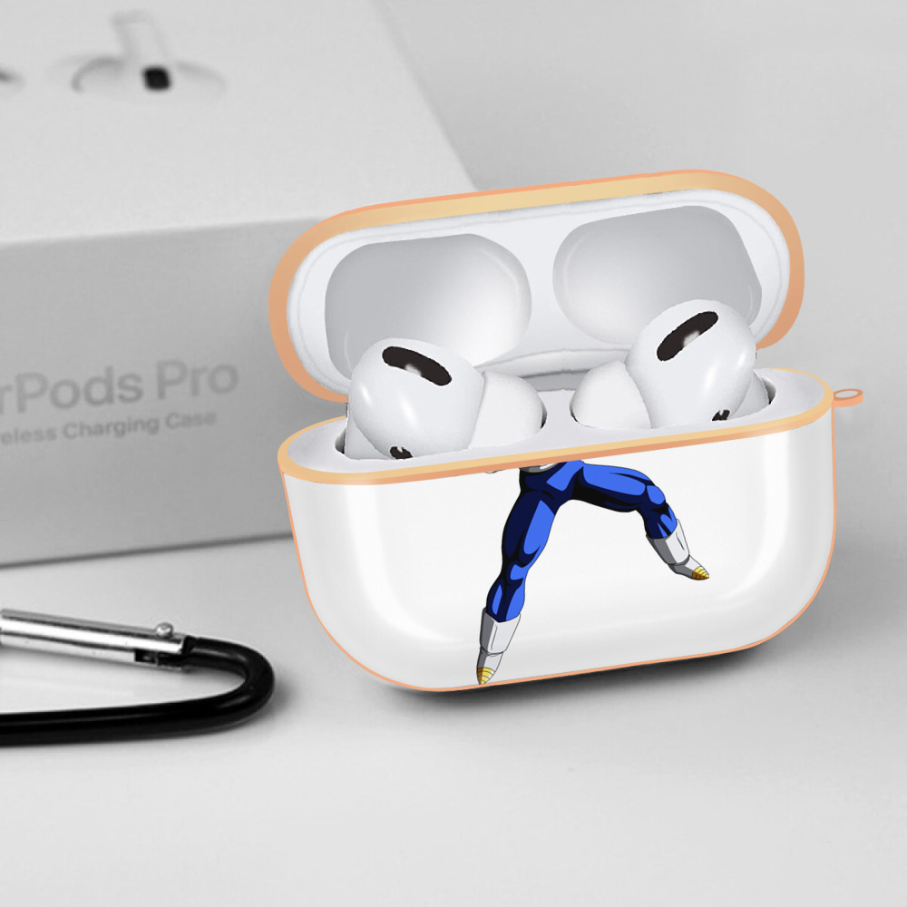 ドラゴンボール ベジータ四世（Bejīta Yonsei）DRAGON BALL Vegeta IV 【AirPods Pro用】ハードシェル保護ケース｜耐衝撃・防指紋・カラビナ付き商品仕様