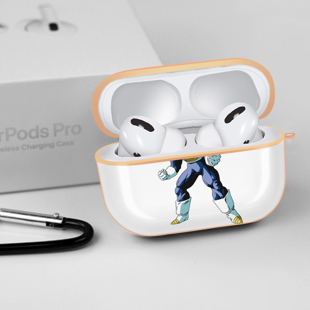 ドラゴンボール ベジータ四世（Bejīta Yonsei）DRAGON BALL Vegeta IV 【AirPods Pro用】ハードシェル保護ケース｜耐衝撃・防指紋・カラビナ付き商品仕様