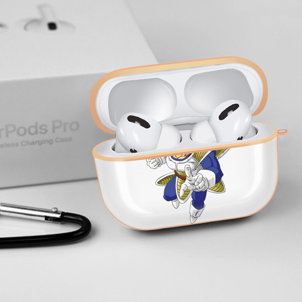 ドラゴンボール ベジータ四世（Bejīta Yonsei）DRAGON BALL Vegeta IV 【AirPods Pro用】ハードシェル保護ケース｜耐衝撃・防指紋・カラビナ付き商品仕様