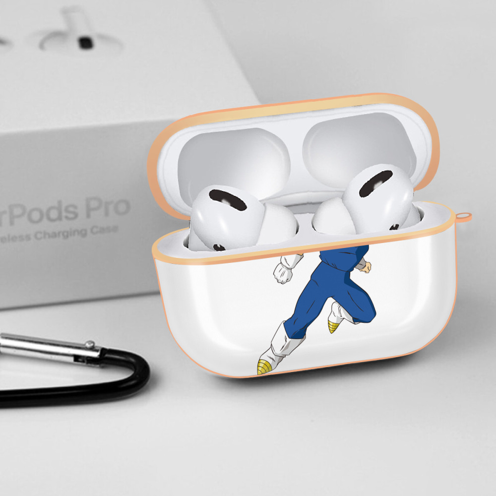 ドラゴンボール ベジータ四世（Bejīta Yonsei）DRAGON BALL Vegeta IV 【AirPods Pro用】ハードシェル保護ケース｜耐衝撃・防指紋・カラビナ付き商品仕様