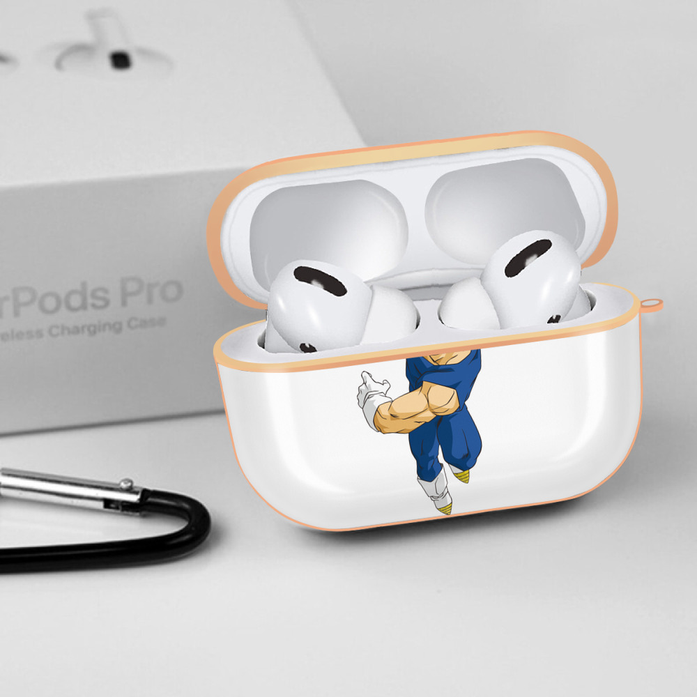 ドラゴンボール ベジータ四世（Bejīta Yonsei）DRAGON BALL Vegeta IV 【AirPods Pro用】ハードシェル保護ケース｜耐衝撃・防指紋・カラビナ付き商品仕様