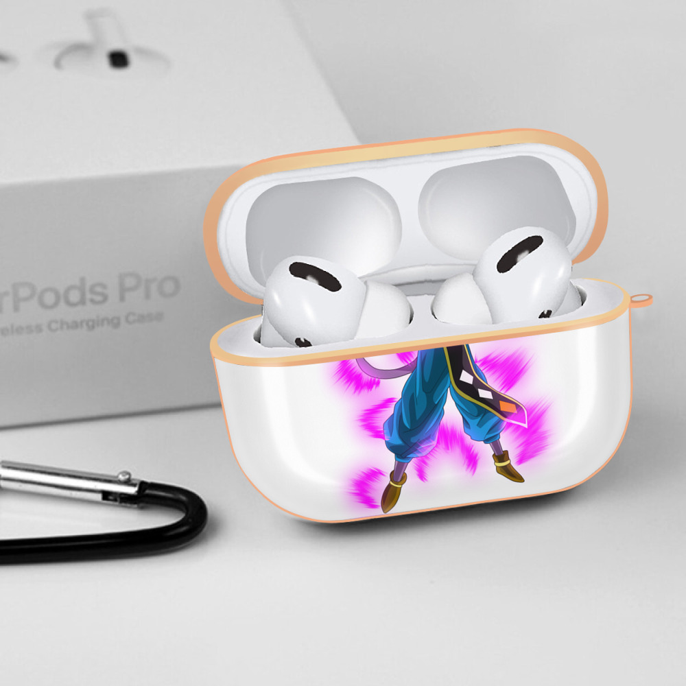 ドラゴンボール ビルス 破壊神ビルス DRAGON BALL Beerus Birusu 【AirPods Pro用】ハードシェル保護ケース｜耐衝撃・防指紋・カラビナ付き商品仕様