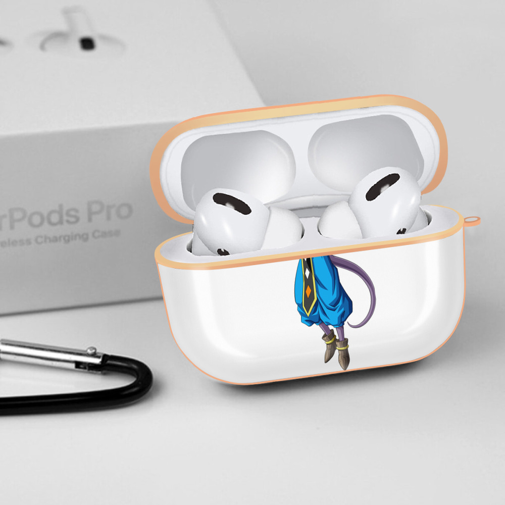 ドラゴンボール ビルス 破壊神ビルス DRAGON BALL Beerus Birusu 【AirPods Pro用】ハードシェル保護ケース｜耐衝撃・防指紋・カラビナ付き商品仕様