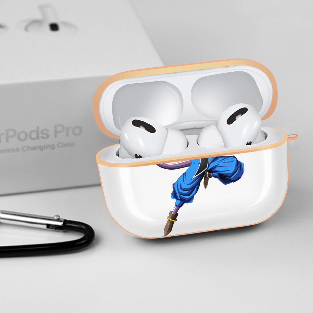 ドラゴンボール ビルス 破壊神ビルス DRAGON BALL Beerus Birusu 【AirPods Pro用】ハードシェル保護ケース｜耐衝撃・防指紋・カラビナ付き商品仕様