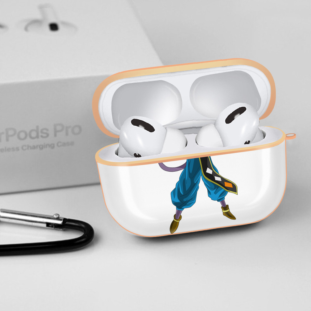 ドラゴンボール ビルス 破壊神ビルス DRAGON BALL Beerus Birusu 【AirPods Pro用】ハードシェル保護ケース｜耐衝撃・防指紋・カラビナ付き商品仕様