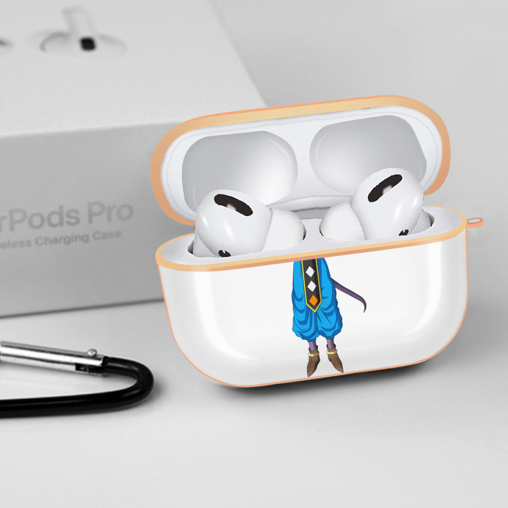 ドラゴンボール ビルス 破壊神ビルス DRAGON BALL Beerus Birusu 【AirPods Pro用】ハードシェル保護ケース｜耐衝撃・防指紋・カラビナ付き商品仕様