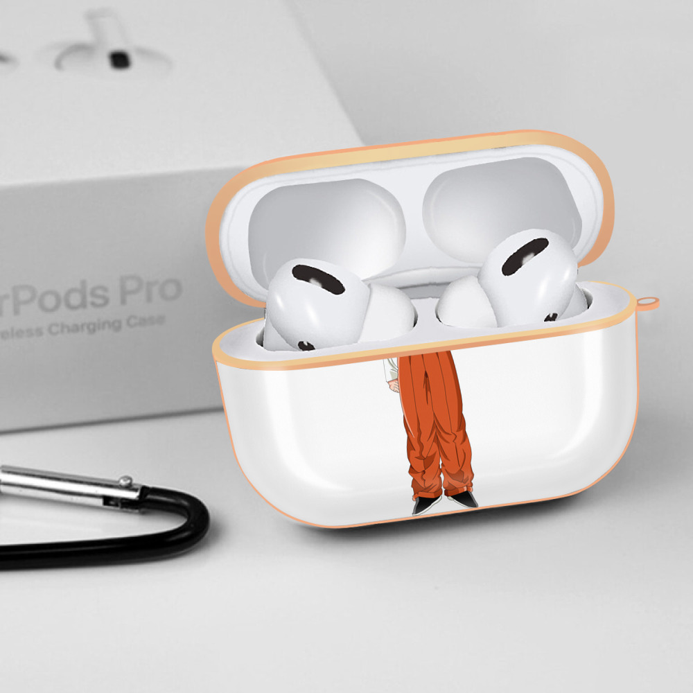 ドラゴンボール 孫 悟飯（そんごはん）DRAGON BALL Son Gohan 【AirPods Pro用】ハードシェル保護ケース｜耐衝撃・防指紋・カラビナ付き商品仕様