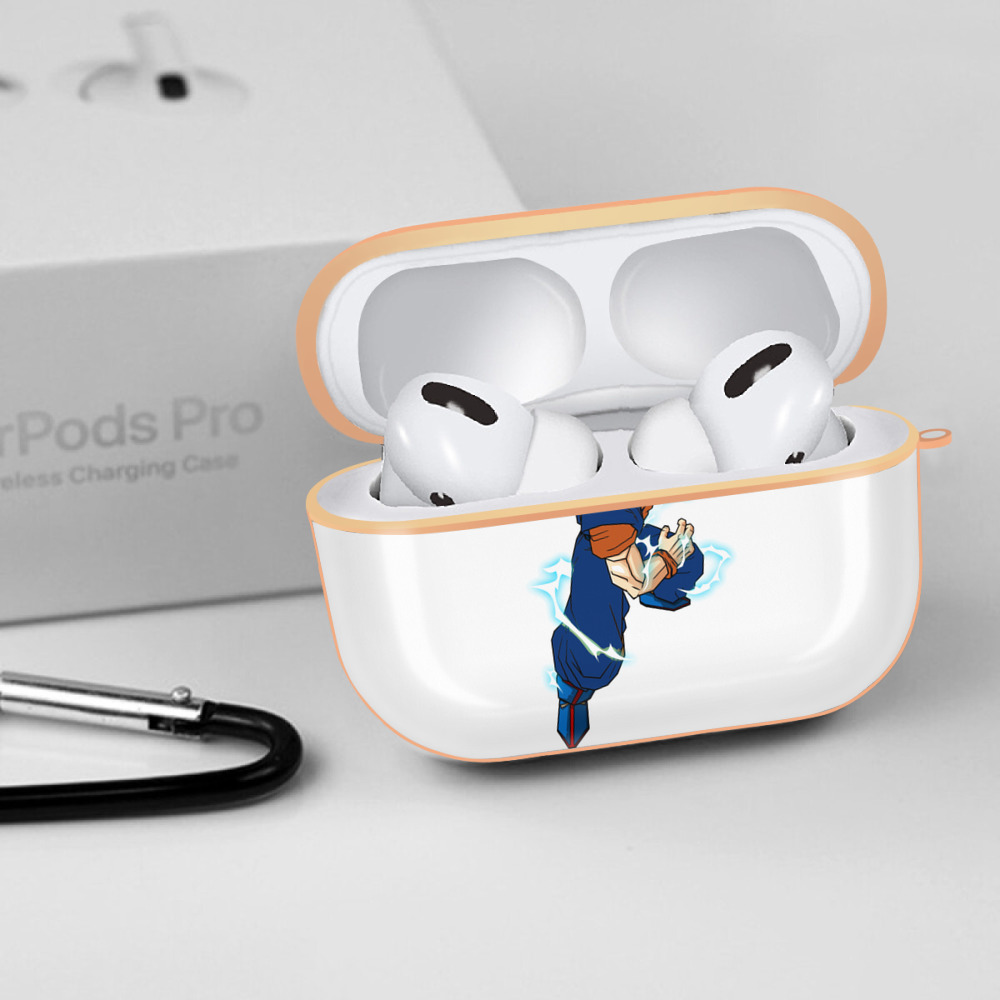 ドラゴンボール 孫 悟飯（そんごはん）DRAGON BALL Son Gohan 【AirPods Pro用】ハードシェル保護ケース｜耐衝撃・防指紋・カラビナ付き商品仕様