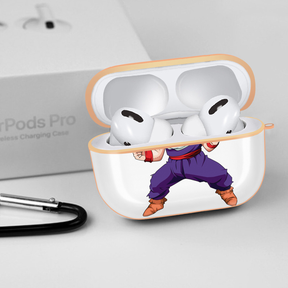 ドラゴンボール 孫 悟飯（そんごはん）DRAGON BALL Son Gohan 【AirPods Pro用】ハードシェル保護ケース｜耐衝撃・防指紋・カラビナ付き商品仕様