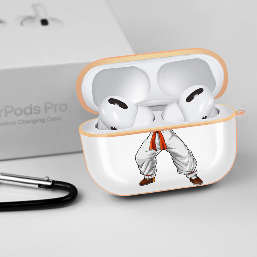 ドラゴンボール クリリン DRAGON BALL krillin 【AirPods Pro用】ハードシェル保護ケース｜耐衝撃・防指紋・カラビナ付き商品仕様