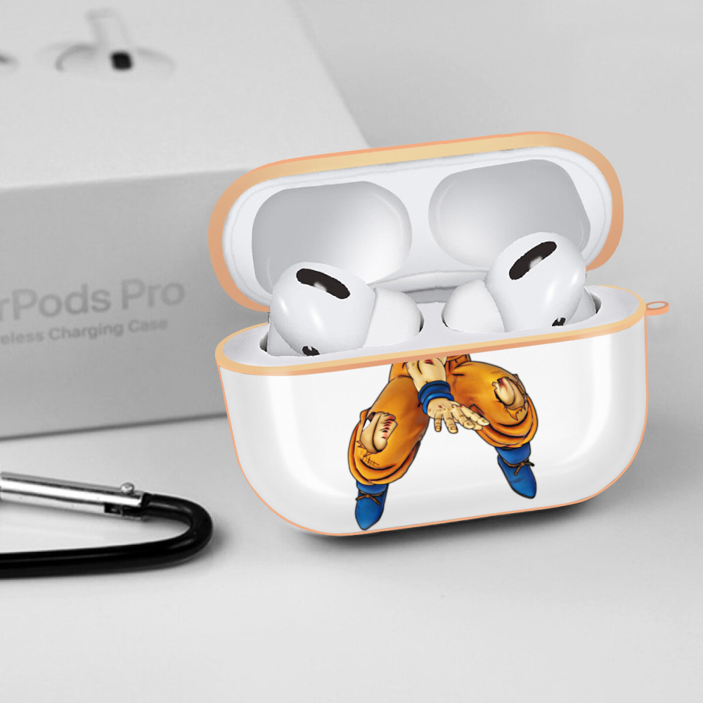 ドラゴンボール クリリン DRAGON BALL krillin 【AirPods Pro用】ハードシェル保護ケース｜耐衝撃・防指紋・カラビナ付き商品仕様