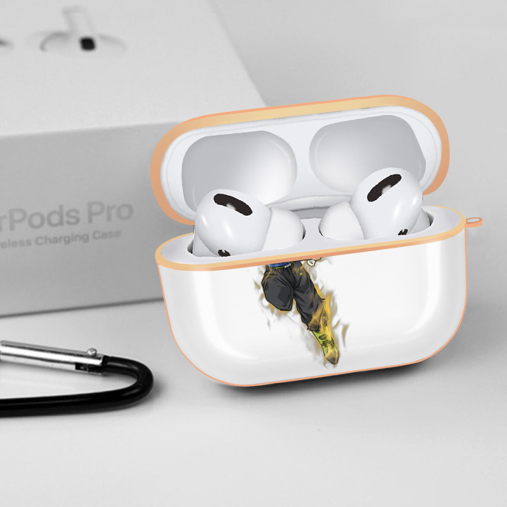ドラゴンボール トランクス（Torankusu）DRAGON BALL Trunks 【AirPods Pro用】ハードシェル保護ケース｜耐衝撃・防指紋・カラビナ付き商品仕様