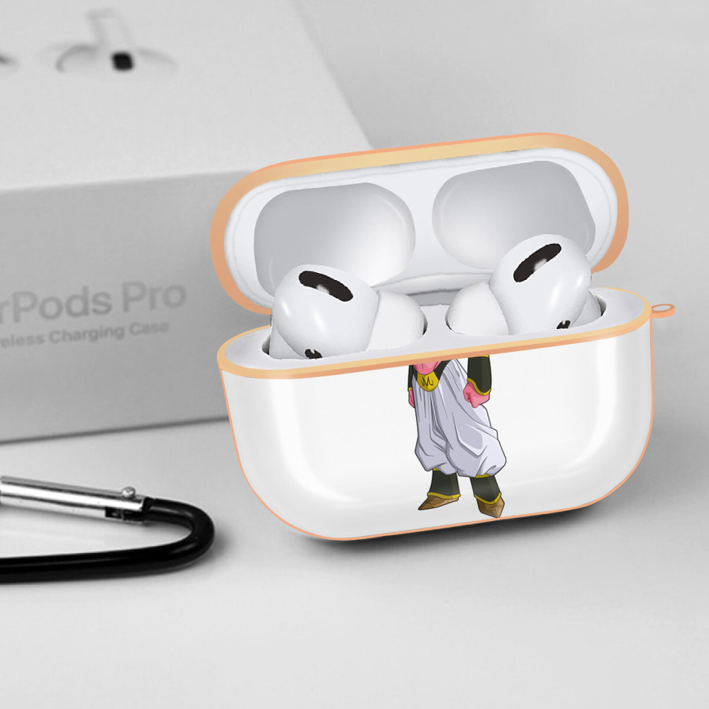 ドラゴンボール 魔人ブウ DRAGON BALL Majin Buu 【AirPods Pro用】ハードシェル保護ケース｜耐衝撃・防指紋・カラビナ付き商品仕様