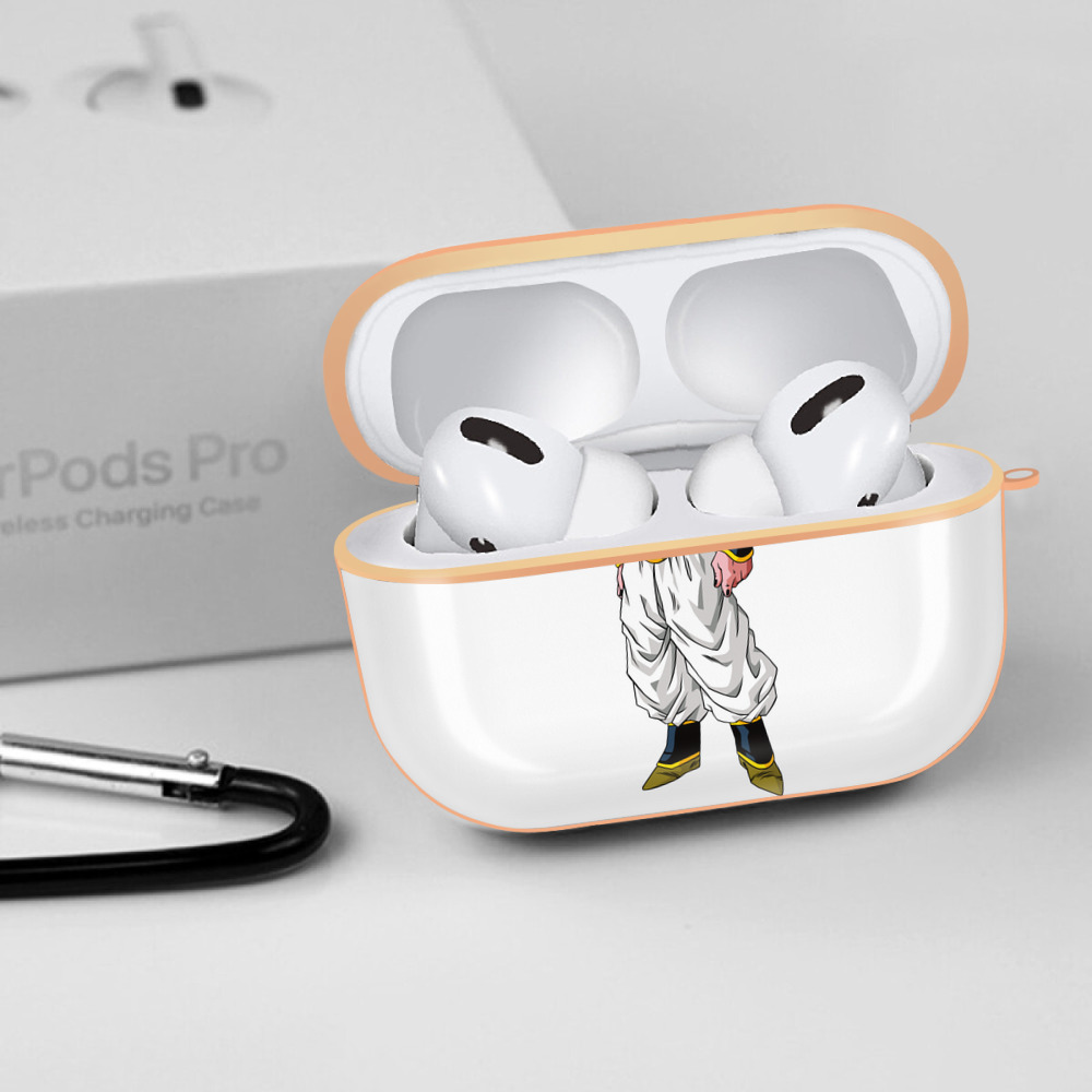 ドラゴンボール 魔人ブウ DRAGON BALL Majin Buu 【AirPods Pro用】ハードシェル保護ケース｜耐衝撃・防指紋・カラビナ付き商品仕様