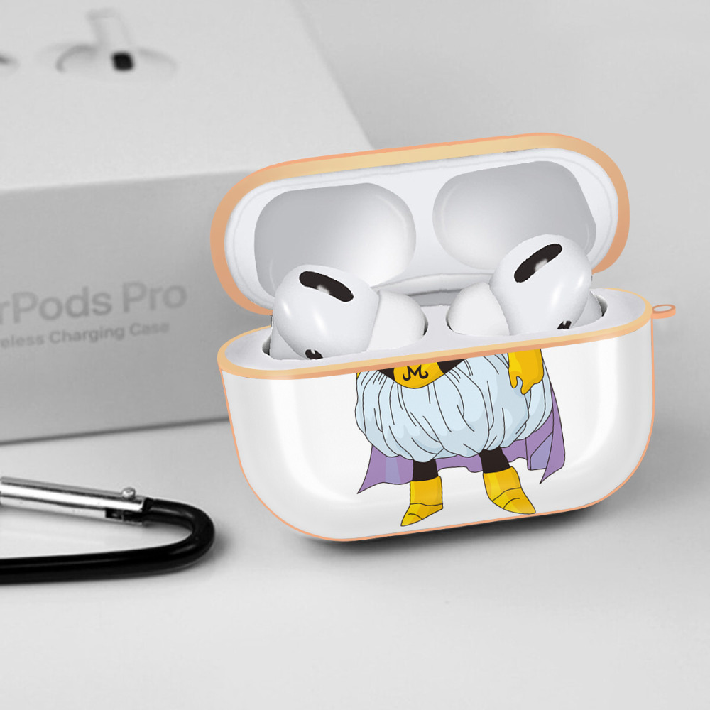 ドラゴンボール 魔人ブウ DRAGON BALL Majin Buu 【AirPods Pro用】ハードシェル保護ケース｜耐衝撃・防指紋・カラビナ付き商品仕様