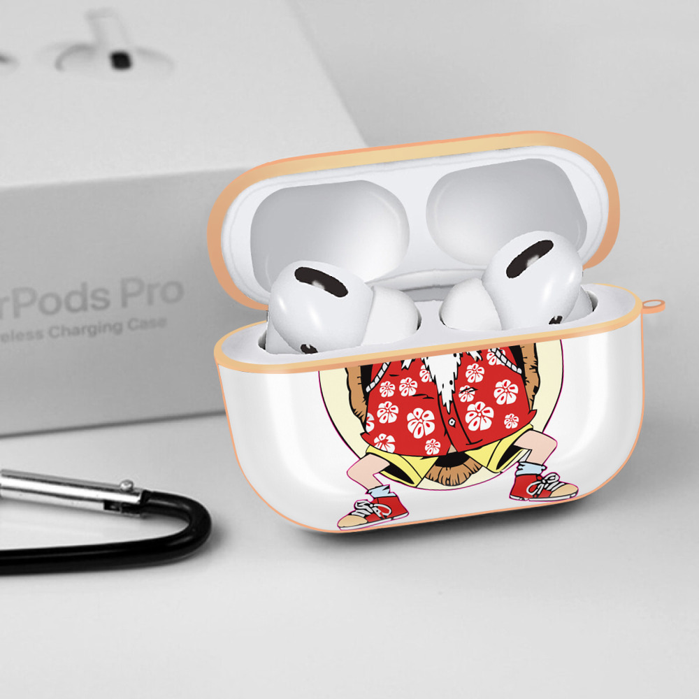 ドラゴンボール 亀仙人（かめせんにん） DRAGON BALL Master Roshi Kame Sennin 【AirPods Pro用】ハードシェル保護ケース｜耐衝撃・防指紋・カラビナ付き商品仕様