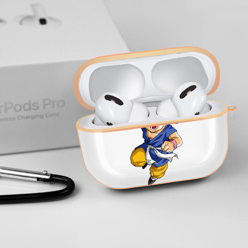 ドラゴンボール 孫悟天 そん ごてん DRAGON BALL Son Goten 【AirPods Pro用】ハードシェル保護ケース｜耐衝撃・防指紋・カラビナ付き商品仕様
