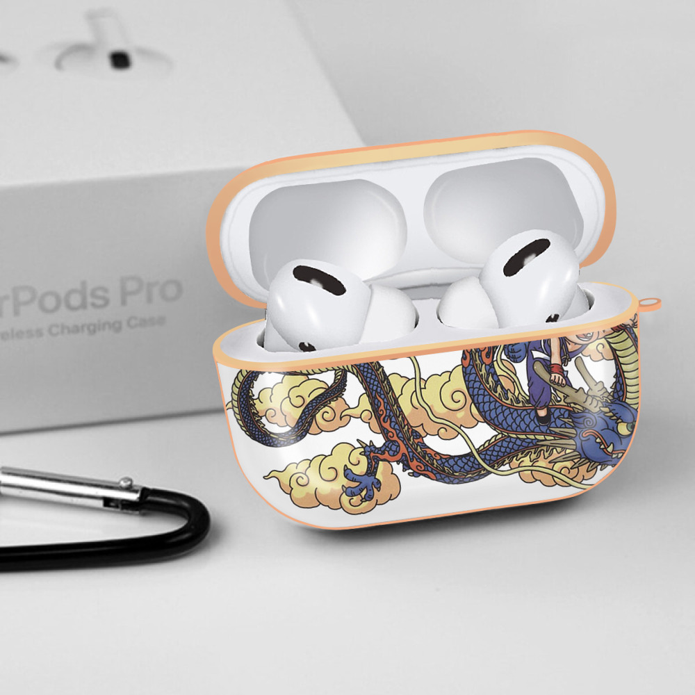 ドラゴンボール 神龍 シェンロン DRAGON BALL Shenron 【AirPods Pro用】ハードシェル保護ケース｜耐衝撃・防指紋・カラビナ付き商品仕様