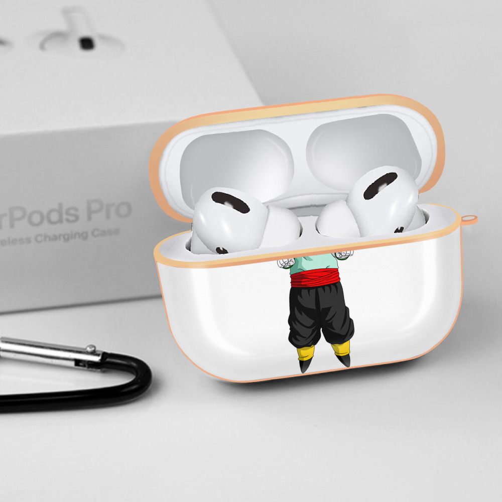 ドラゴンボール 餃子（チャオズ）DRAGON BALL Chaoz 【AirPods Pro用】ハードシェル保護ケース｜耐衝撃・防指紋・カラビナ付き商品仕様