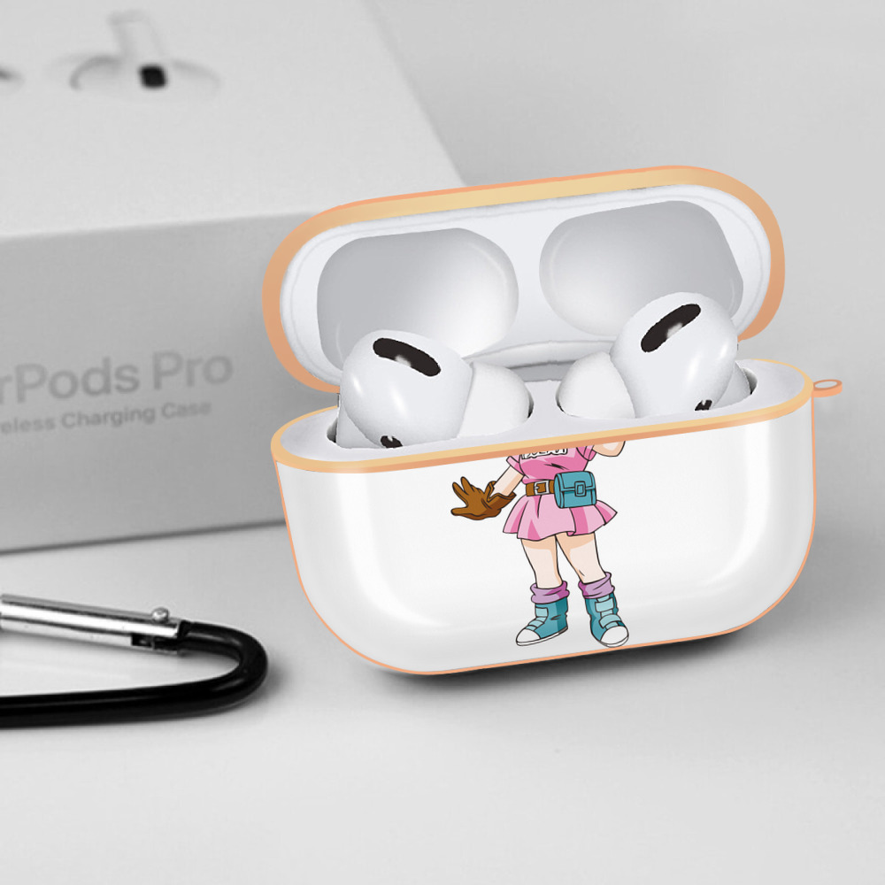 ドラゴンボール ブルマ DRAGON BALL Bulma 【AirPods Pro用】ハードシェル保護ケース｜耐衝撃・防指紋・カラビナ付き商品仕様